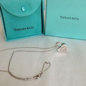 Authentic Return to Tiffany Heart Locket Pendant