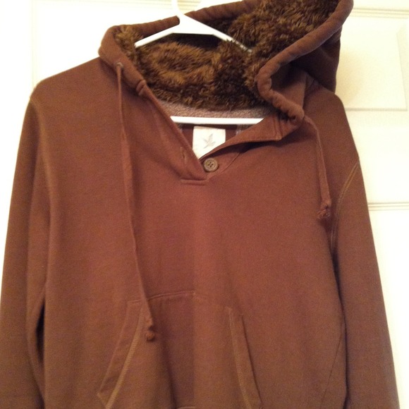 Aerie brown hoodie