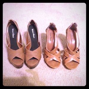 Two pairs of Michael Antonio shoes