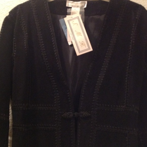 Short Black Suede Jacket