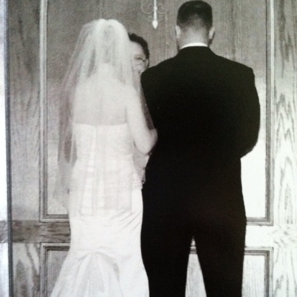 Crystal wedding vail
