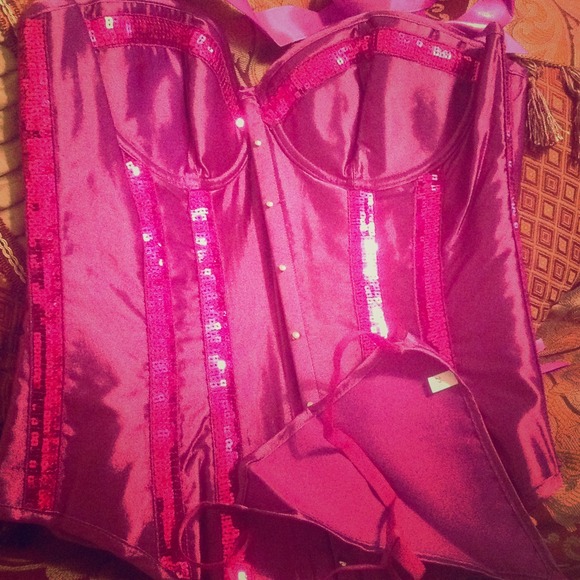Sequined corset