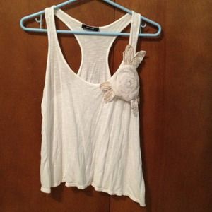 Cream colored tank
