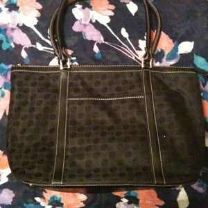 Large black tote / laptop bag