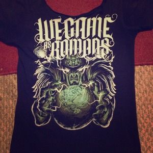We Came As Romans off the shoulder top