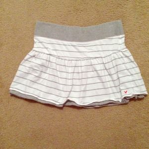 Reversible cotton mini skirt