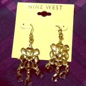 Nine West silver earrings