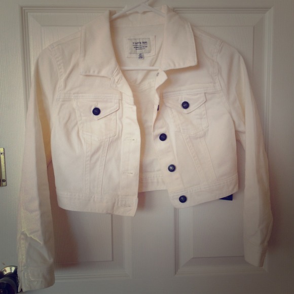 💌SOLD💌⚡PRICE CUT⚡Forever 21 white demin jacket