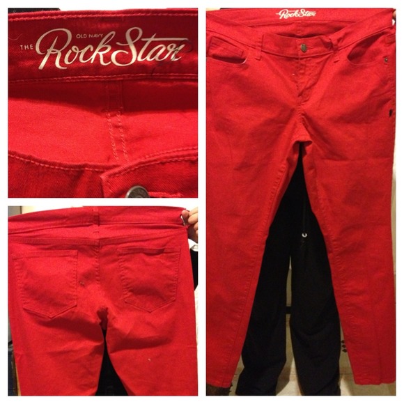 ❌Sold❌😄😄😄👖Red Rockstar Jeans 🌟🌟