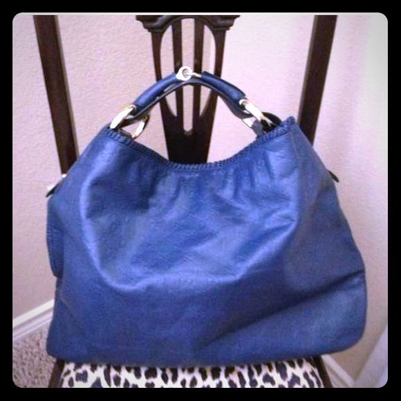 Navy blue Gucci handbag