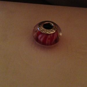 Glass pandora charm