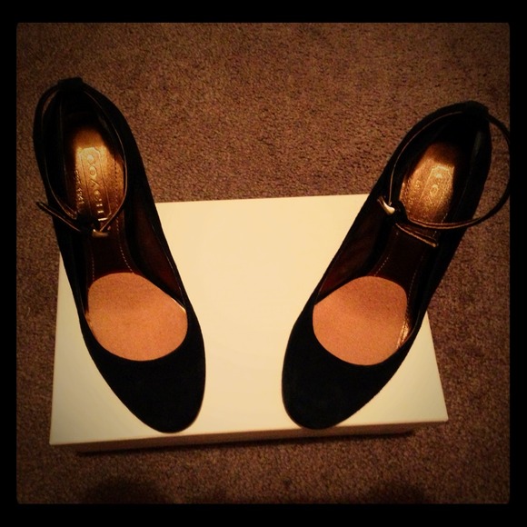 Coach Suede Wedges