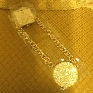 Stunning necklace and earring set