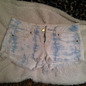 American Eagle washed look shorts. size 0.