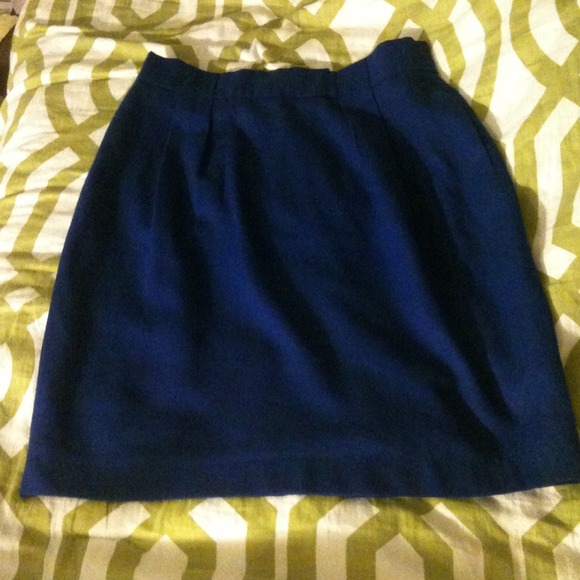 Royal Blue Skirt