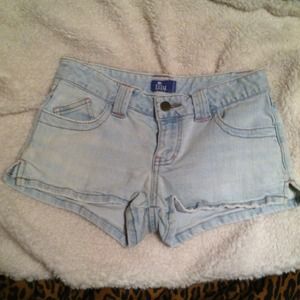 denim shorts. lilu. size 3