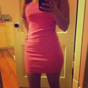 Gorgeous hot pink dress