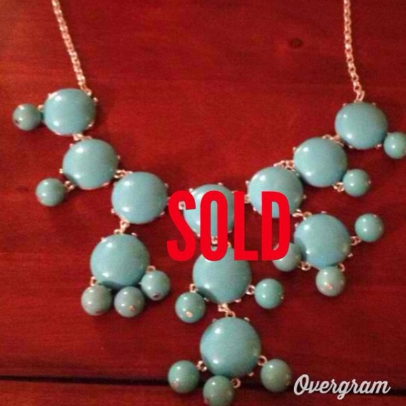 Turquoise bubble necklace