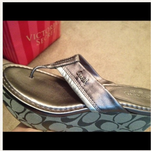 ❌SOLD!!❌ Coach Wedge Sandals