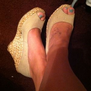 Ecoress High Heels. Wedges. Worn twice.