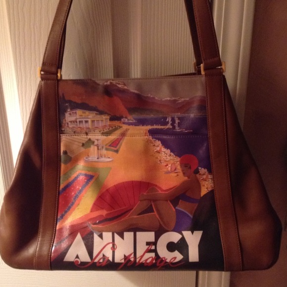 Fab travel leather bag!   a trip to beach inFrance - Picture 1 of 4