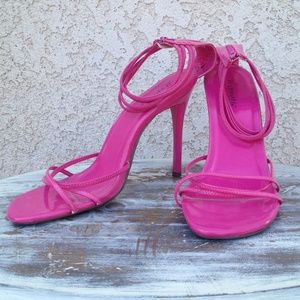 NWOT Pink Strappy Heels 🌺