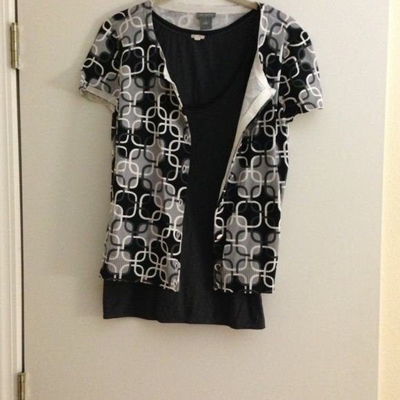 Gave away!Ann Taylor and J.Crew Top Set Sz M