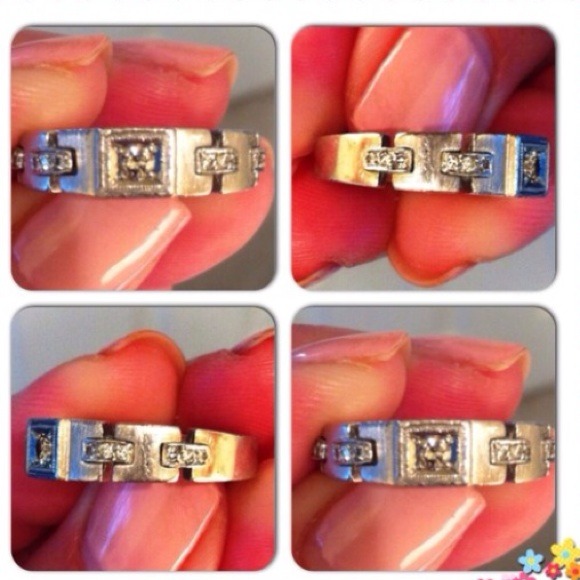 "Stunning" Platinum Diamond Ring - Picture 2 of 4