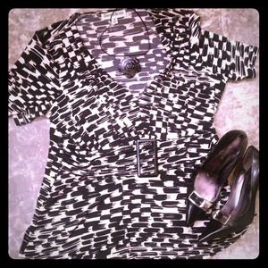 ON SALE!!!  Taupe and Black Top