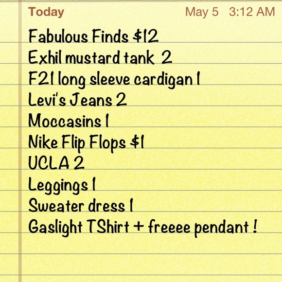 9 items + 1 free (heavier shipping)