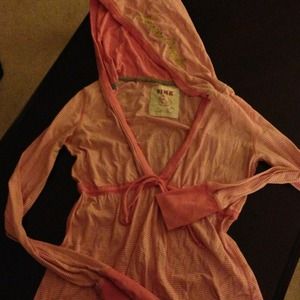 Hooded Long sleeved shirt