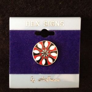 Vintage Hex Sign Pin