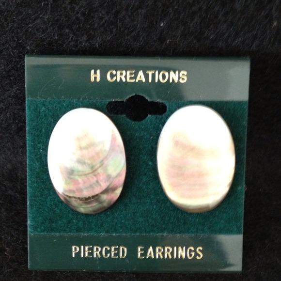 Vintage Shell Earrings by HOFFMAN
