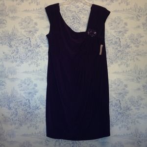Dark Purple Plus Size Dress
