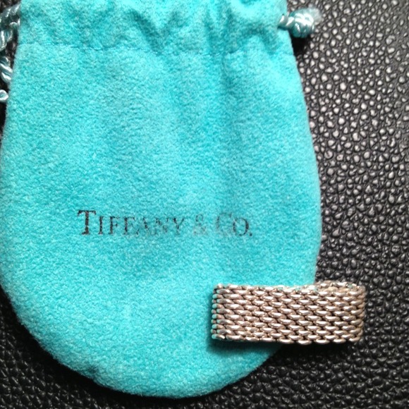 Tiffany & Co. Jewelry - Authentic Tiffany & Co mesh silver ring