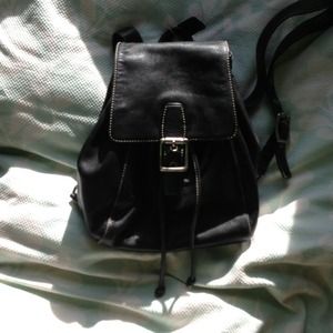 Black vintage Coach backpack