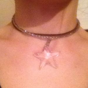 Necklace with Swarovski crystal star