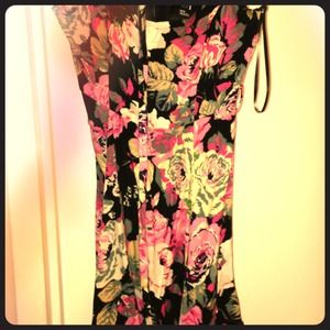 F21 Medium Floral Dress w/ flared skirt.