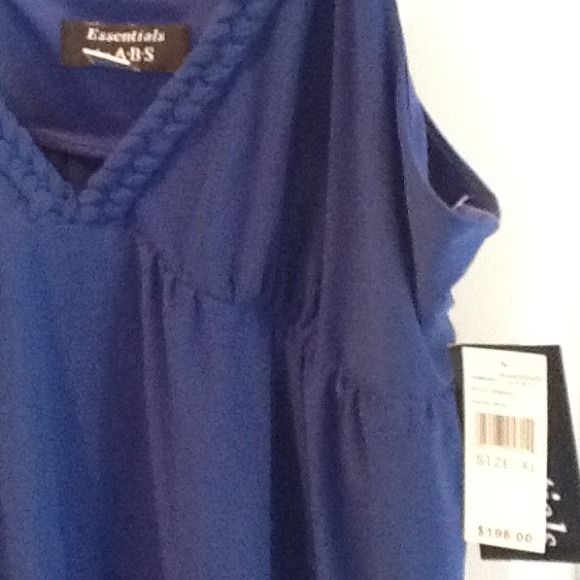 Deep blue spaghetti strap dress - Picture 2 of 3