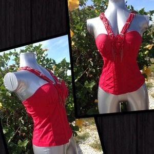 Reduced!-Sexy red top