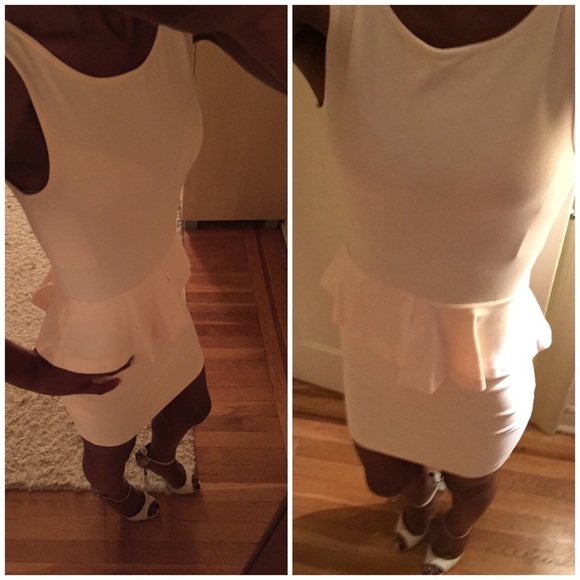 Zara Soft Pink Peplum Dress - Picture 3 of 4