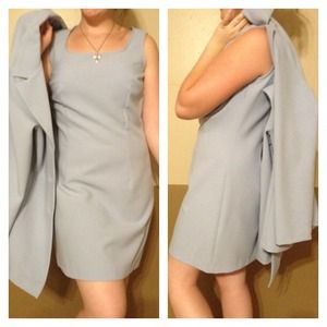 Light blue office suit