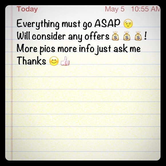 Everything in my closet must go!!!!