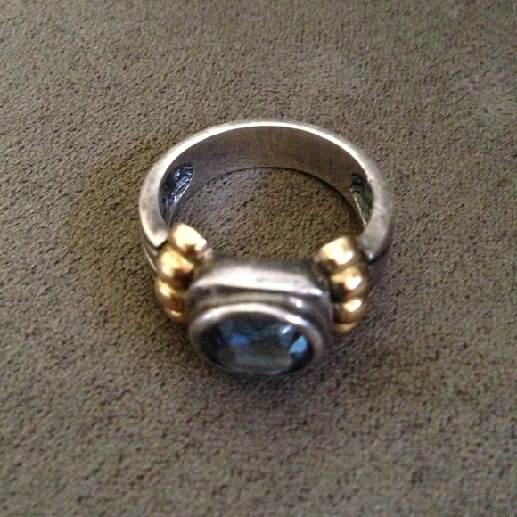 SOLD!!! Authentic Lagos Blue Topaz Ring