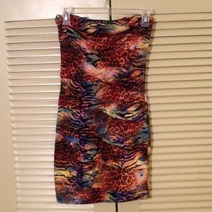 Animal print tube dress🚫reduced🚫