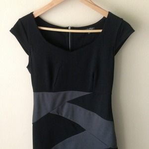 Black and grey dress