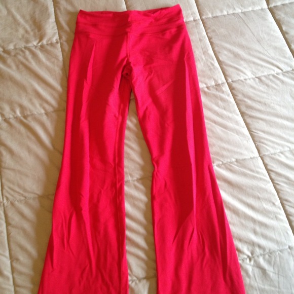 lululemon athletica Pants - Lululemon Red Groove Pants - Like New