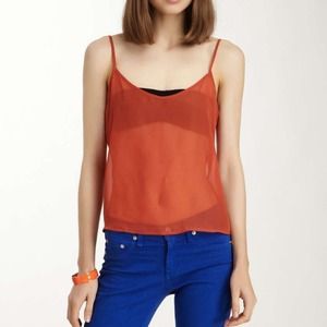 Chiffon Sheer Tank - AmericanApparel *NWT*