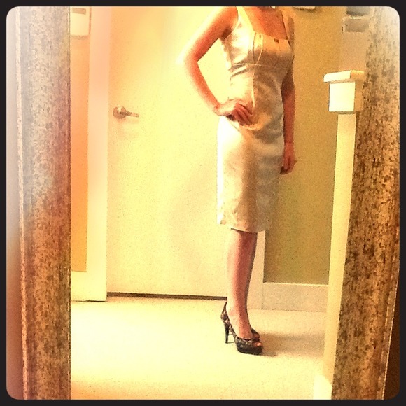 Gold Calvin Klein dress sz 4