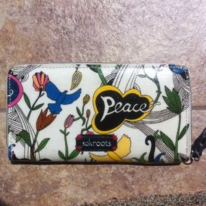 Full length peace wallet